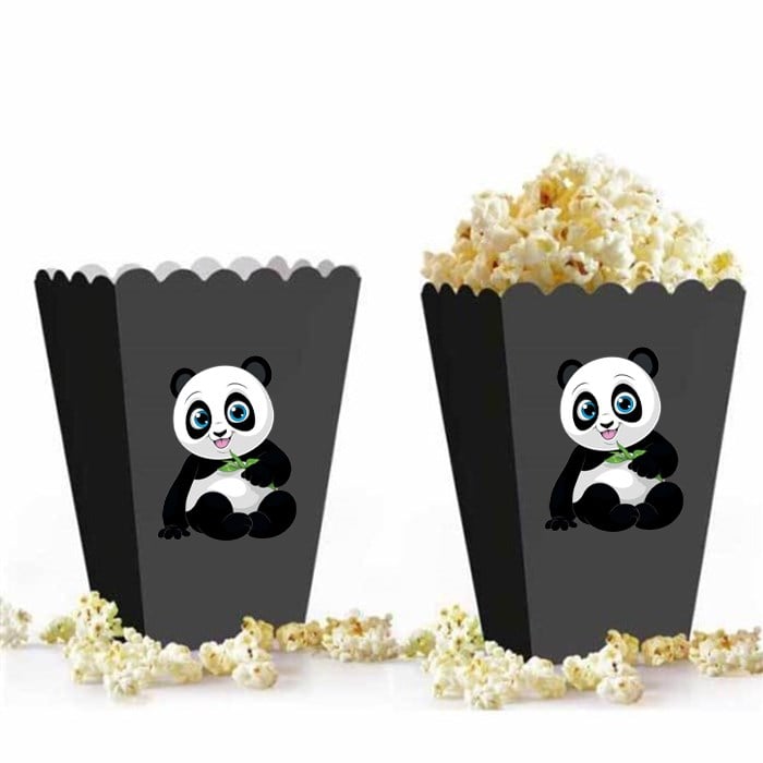 Panda Mısır Popcorn Kutusu 5 adet