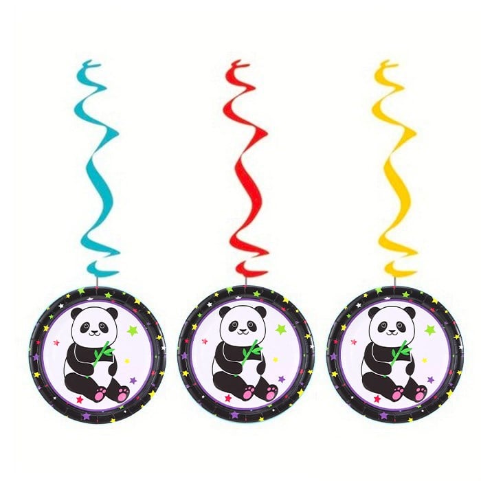 Panda Sarkıt İp Süs 3'lü
