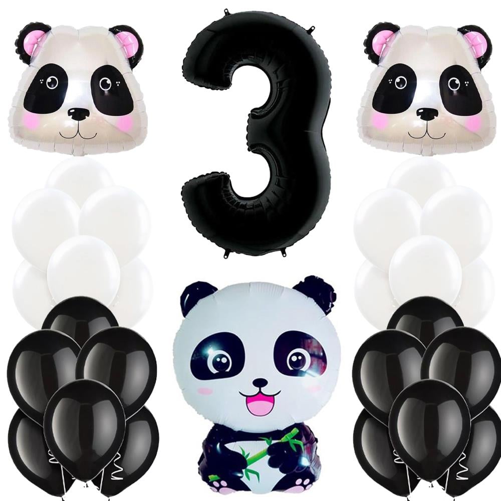 Panda Temalı Doğum Günü Balon Seti