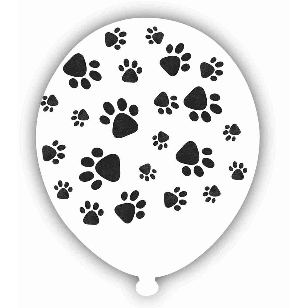 Pati Desenli Lateks Balon 5'li