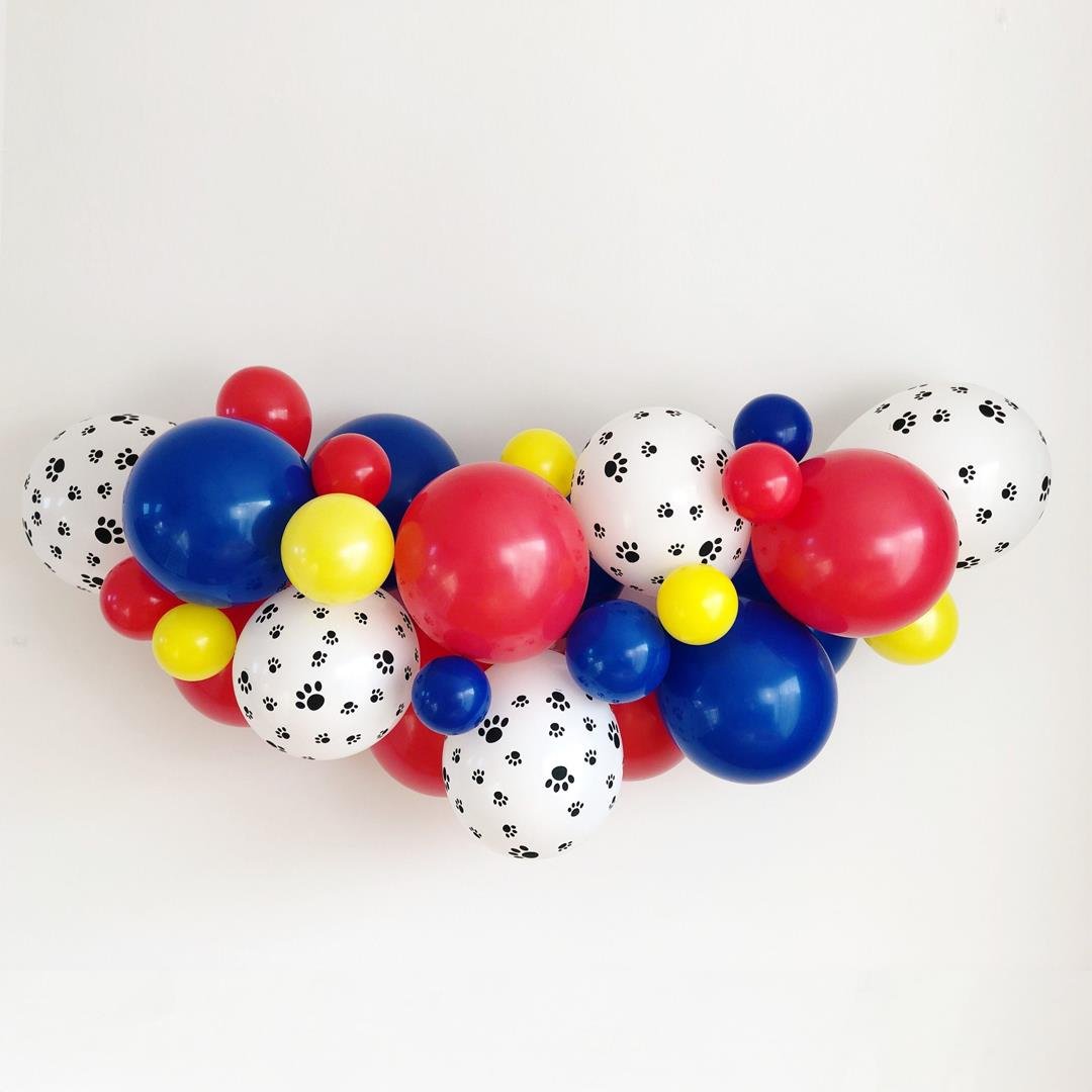 Pati Desenli Zincir Balon Seti