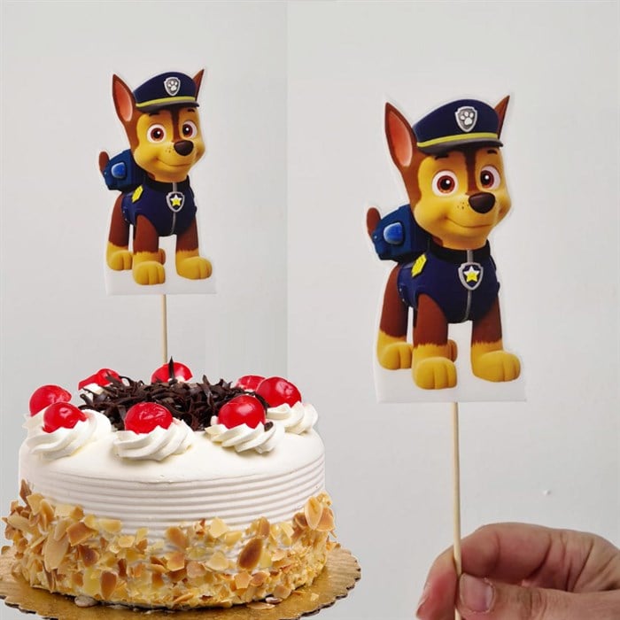 Paw Patrol Chase Çubuklu Maket Süs