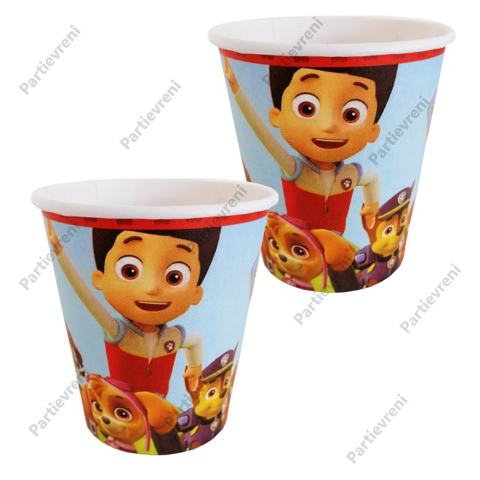 Paw Patrol Konsepti Bardak - 8 Adet