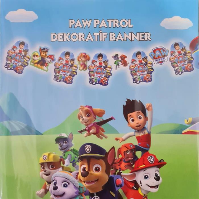 Paw Patrol Konsepti Özel Kesim Banner