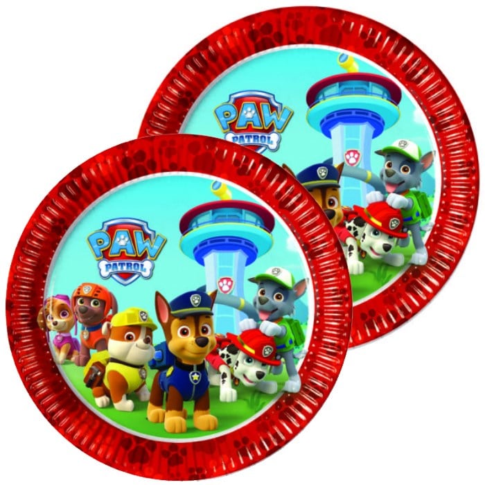 Paw Patrol Konsepti Tabak - 8 Adet