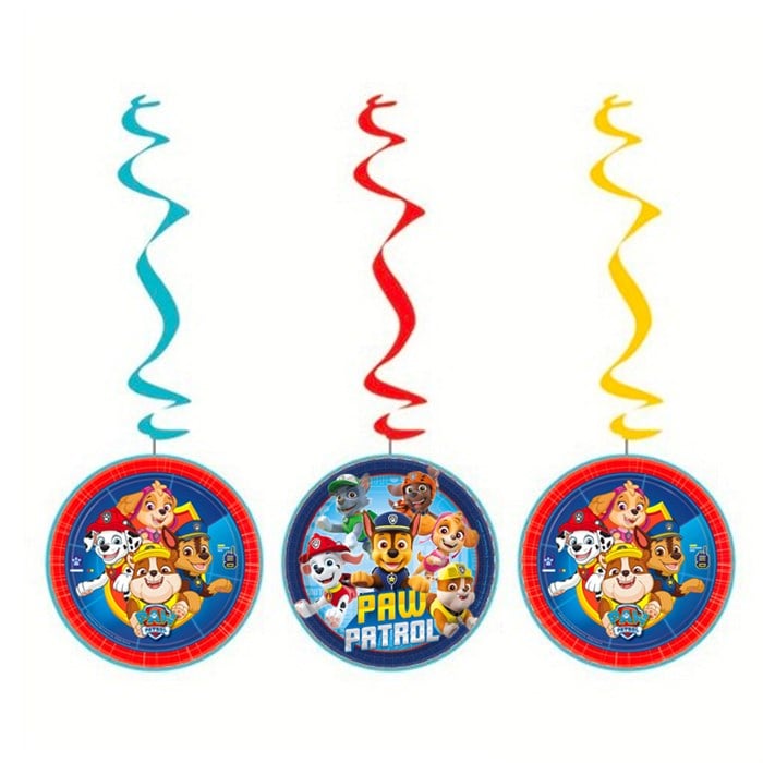 Paw Patrol Sarkıt İp Süs 3'lü