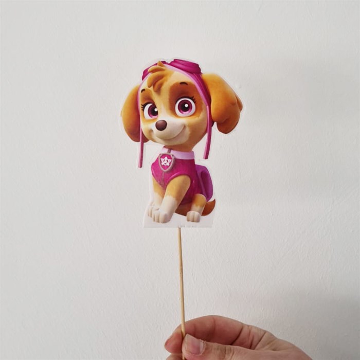 Paw Patrol Skye Çubuklu Maket Süs
