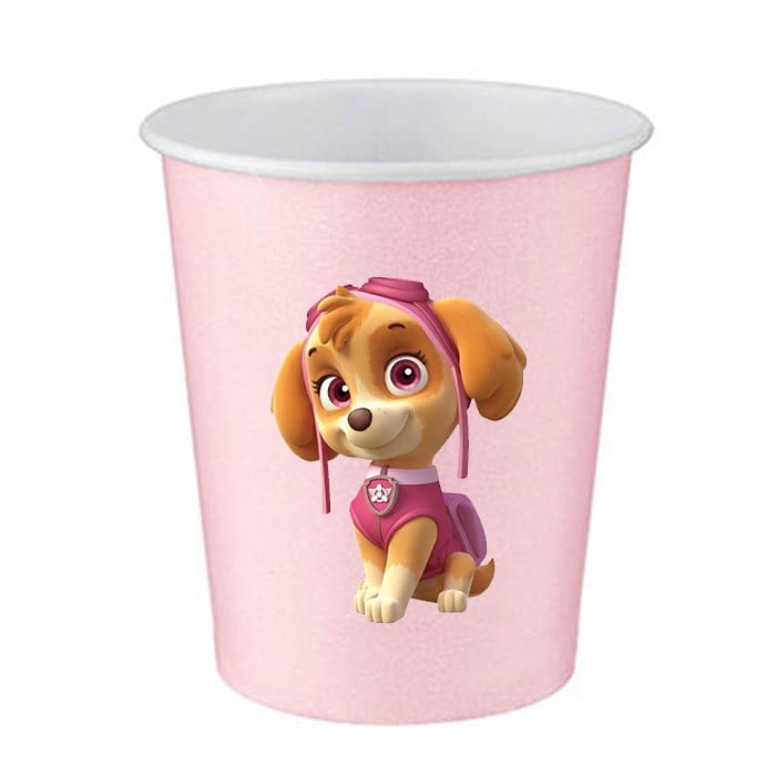 Paw Patrol Skye Stickerlı Bardak - 5 Adet