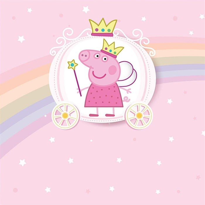 Peppa Pig Doğum Günü Kare Kişiye Özel Afişi - 2 Boy Seçenekli