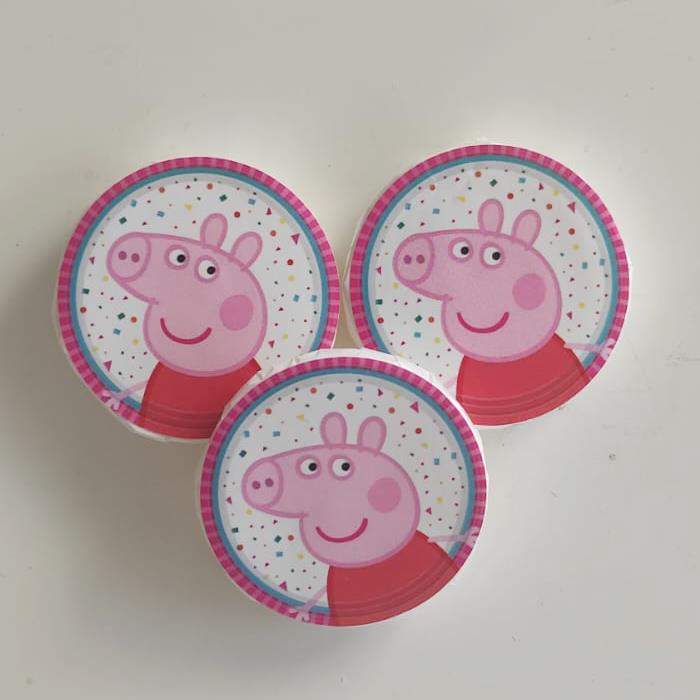Peppa Pig Konsepti Hediyelik Sabun - 3 Adet