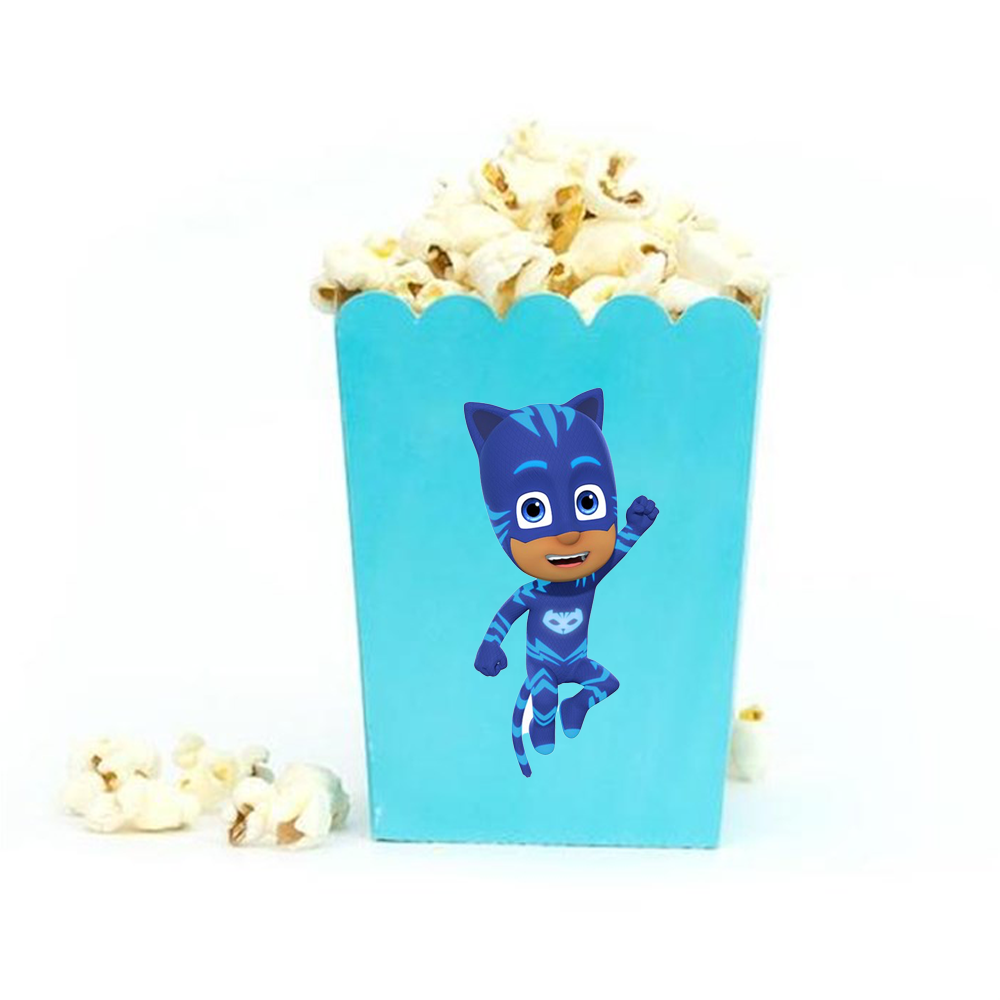 Pijamaskeliler Kedi Çocuk Temalı Mısır Kutusu 5 Adet