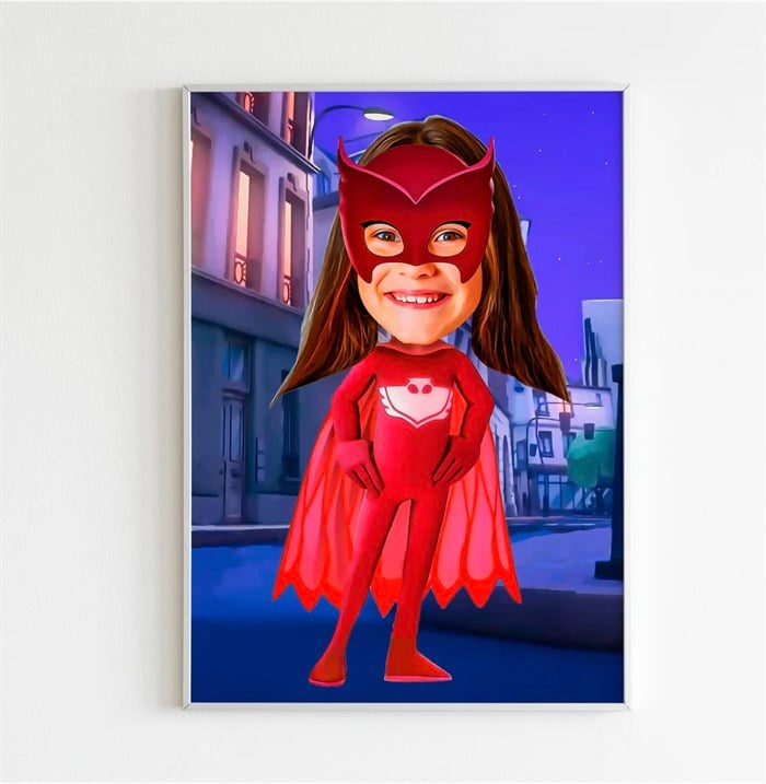 Pijamaskeliler Kişiye Özel Poster