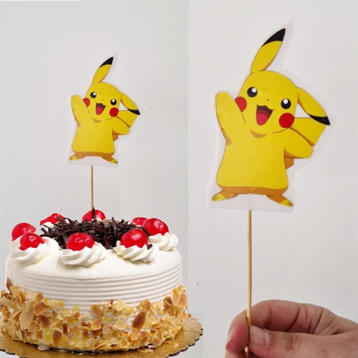 Pikachu Çubuklu Maket Süs