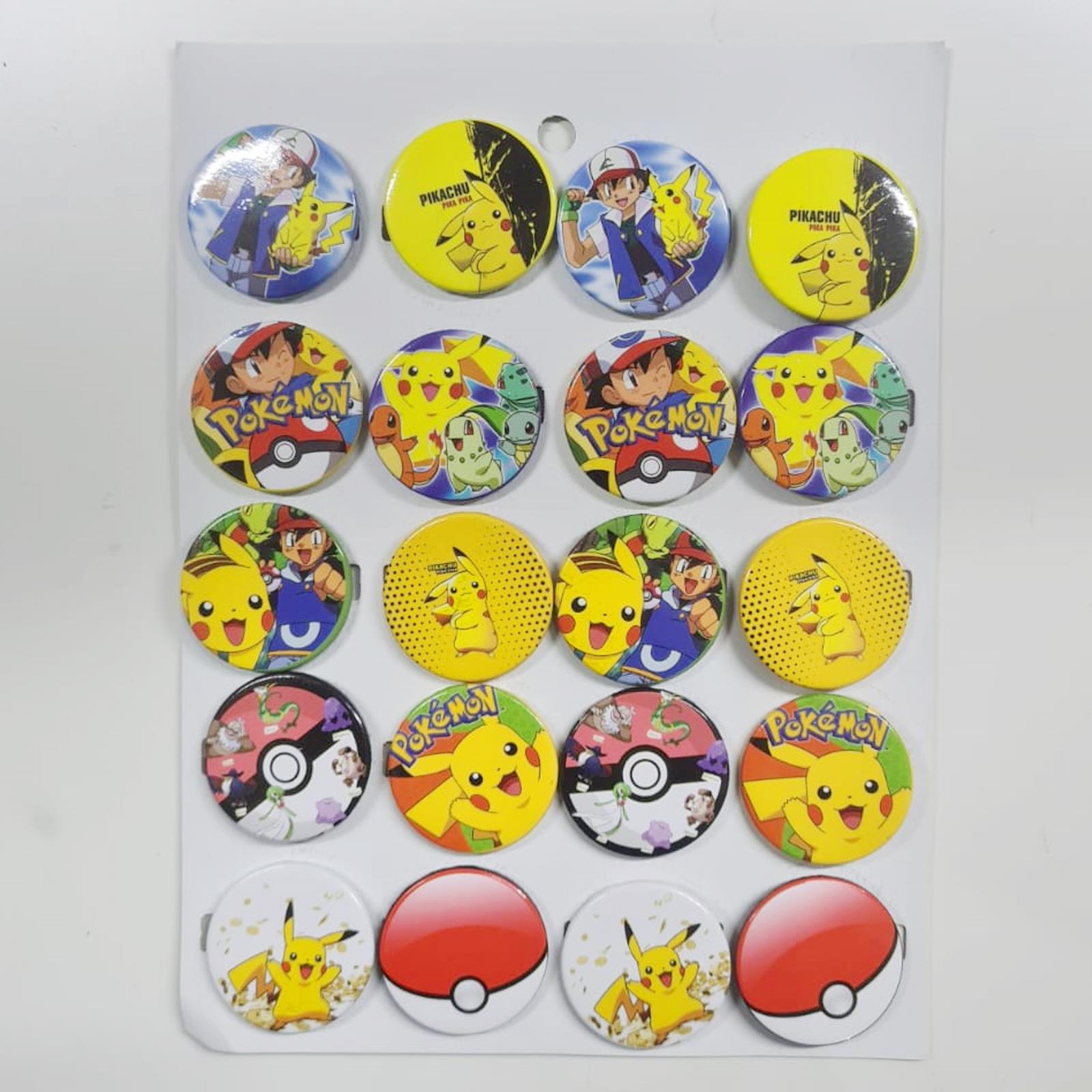 Pokemon Hediyelik Rozet - 5 Adet