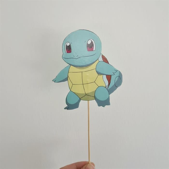 Pokemon Squirtle Temalı Maket Süs