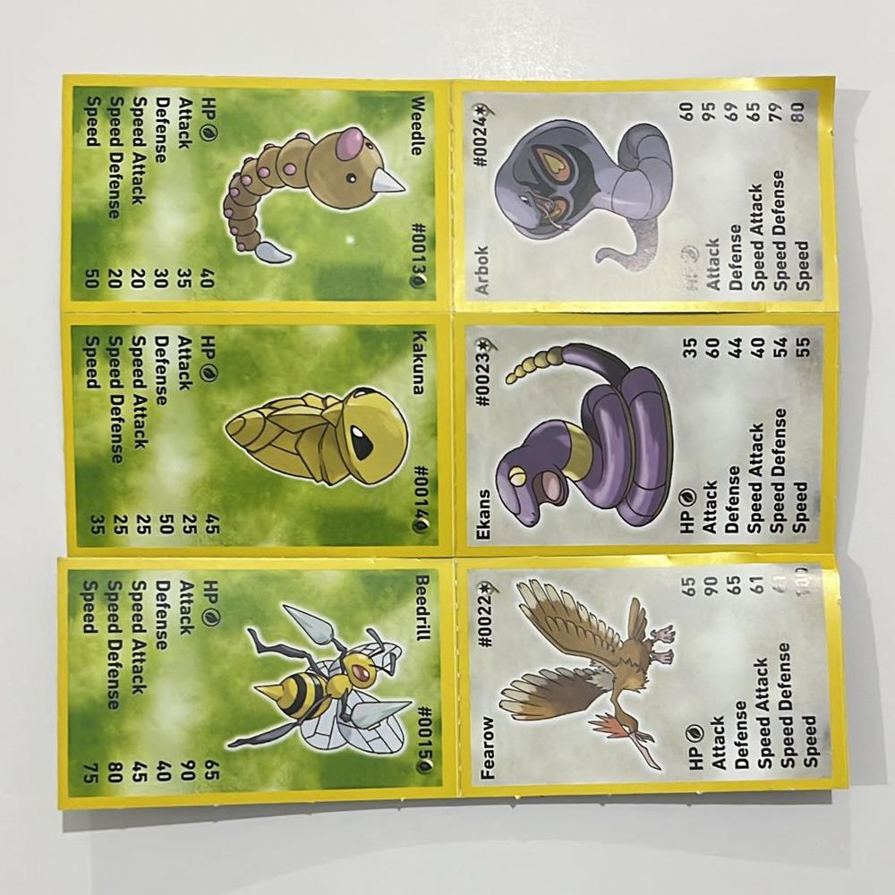 Pokemon Temalı Hediyelik Kart