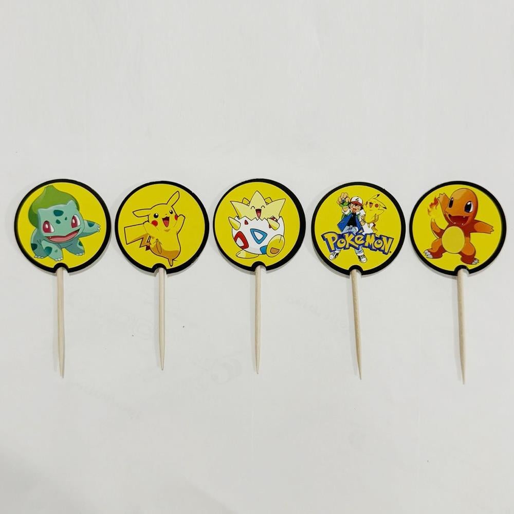 Pokemon Temalı Kürdan 10'lu