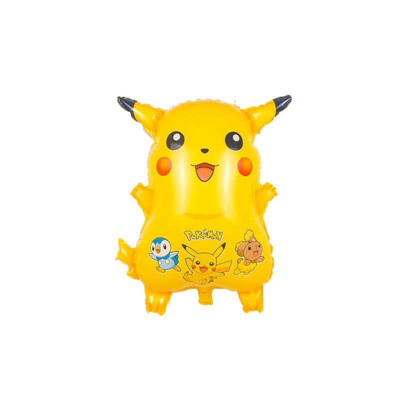 Pokemon Temalı Pikachu Özel Kesim Folyo Balon