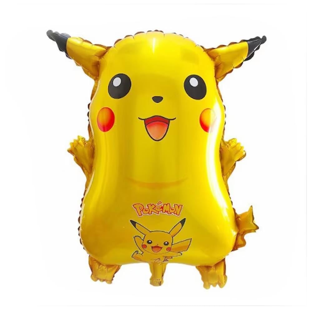 Pokemon Temalı Pikachu Özel Kesim Folyo Balon