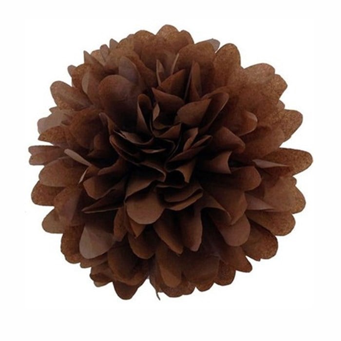 Ponpon Süs Kahverengi