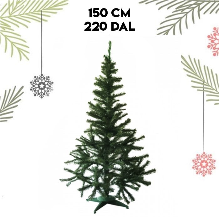 Premium Yılbaşı Çam Ağacı 150 cm - 220 Dal