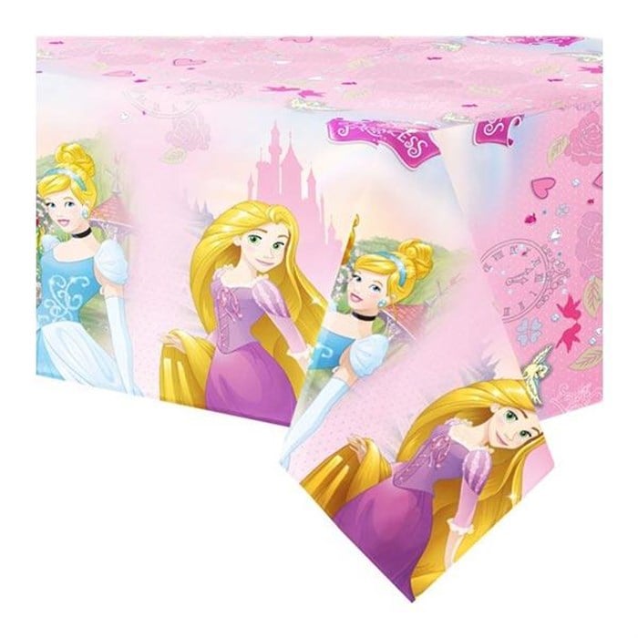 Prensesler Partisi Plastik Masa Örtüsü 120x180 cm 