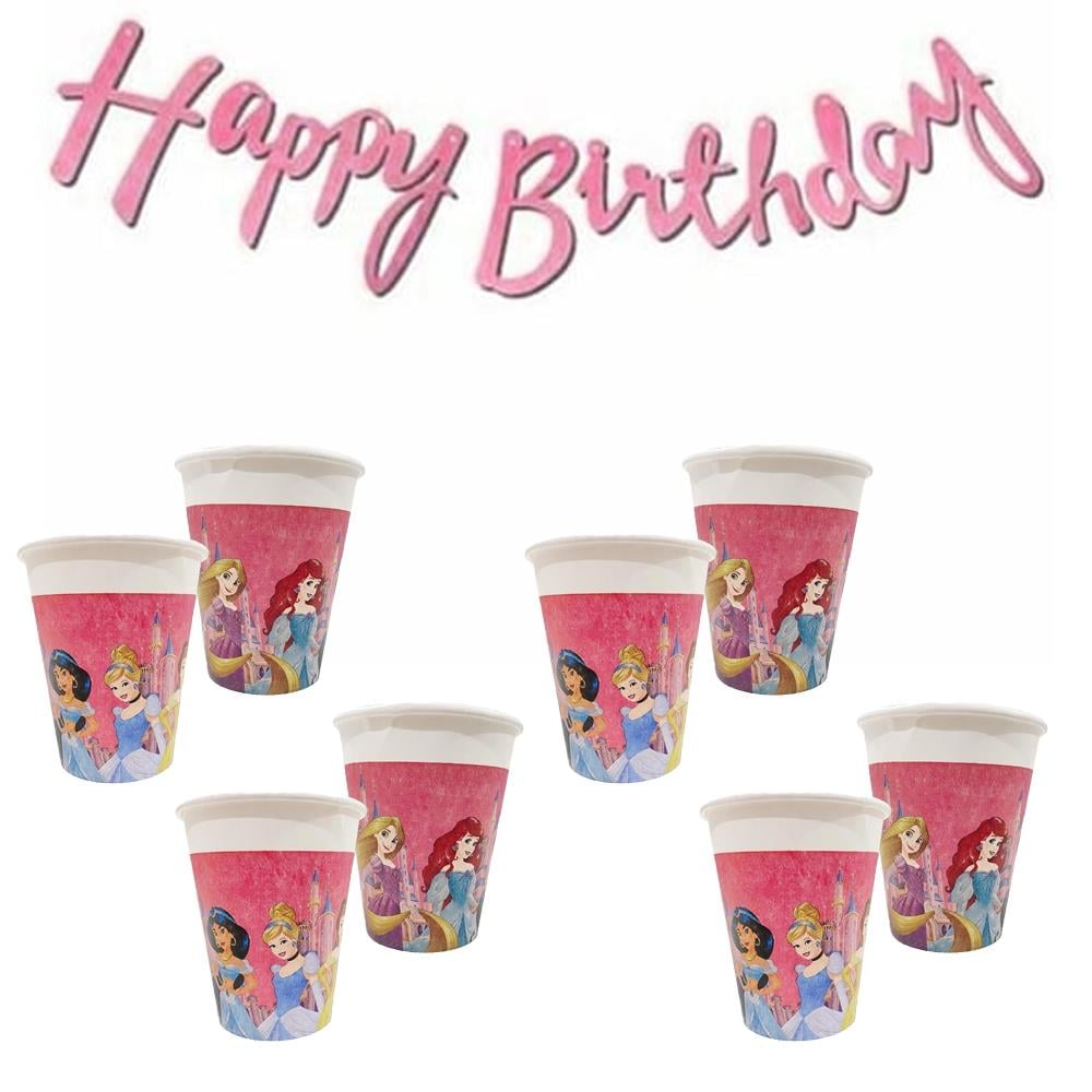 Prensesler Temalı 8 Kişili Doğum Günü Seti