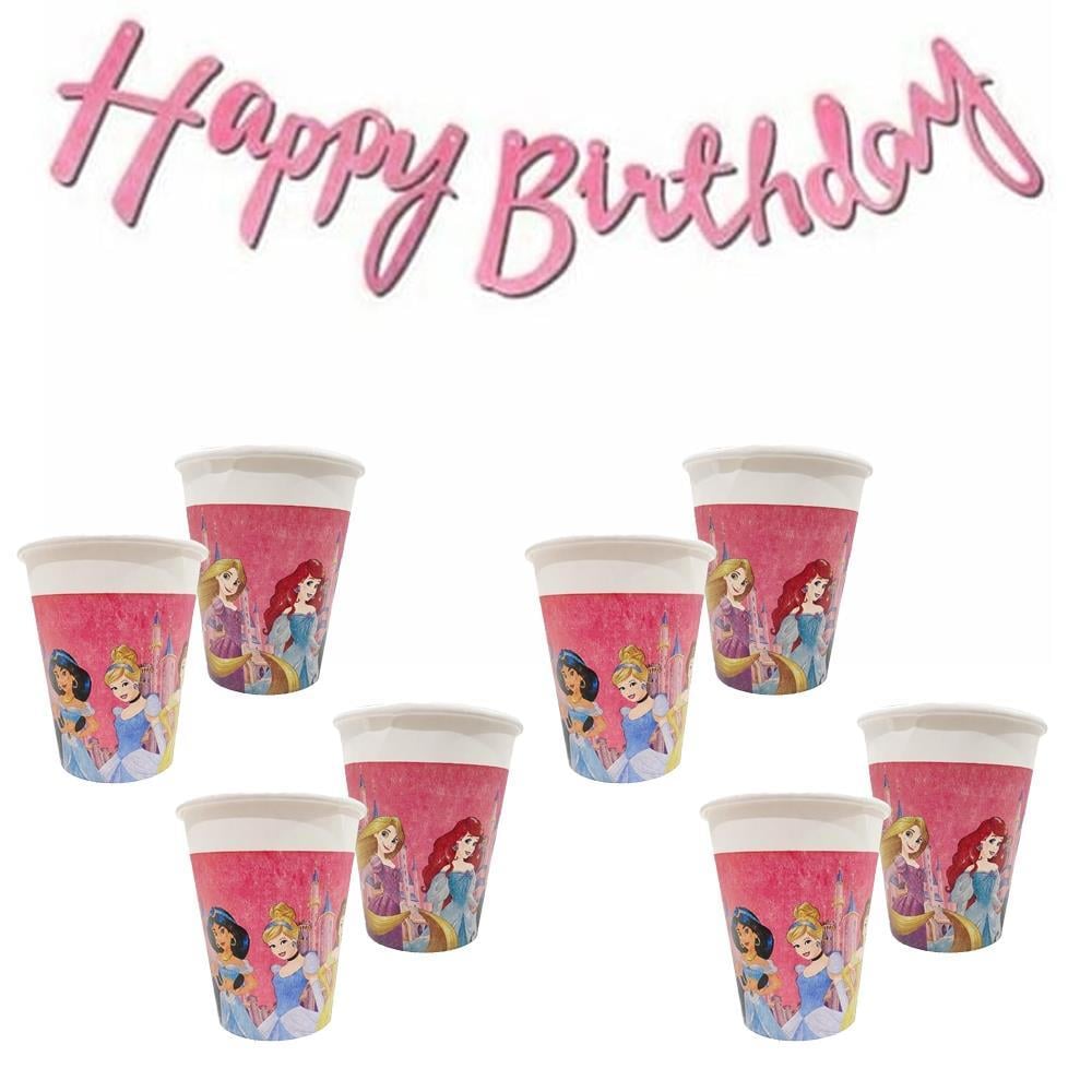 Prensesler Temalı 8 Kişili Doğum Günü Seti