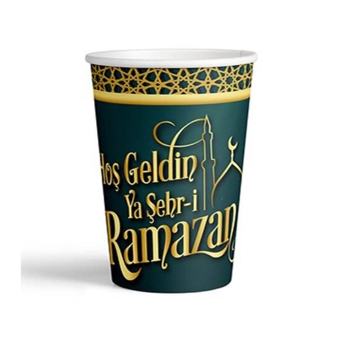 Ramazan Konsepti Bardak 8 adet