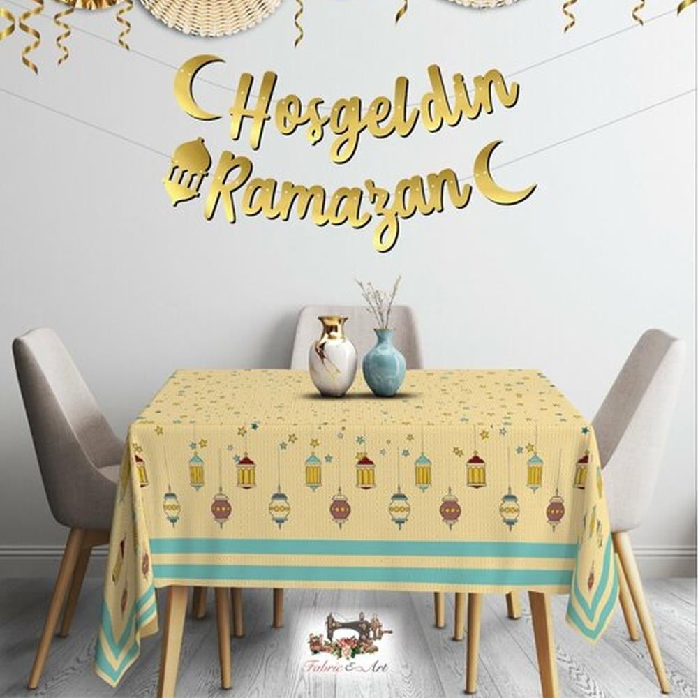 Ramazan Temalı Kumaş Masa Örtüsü