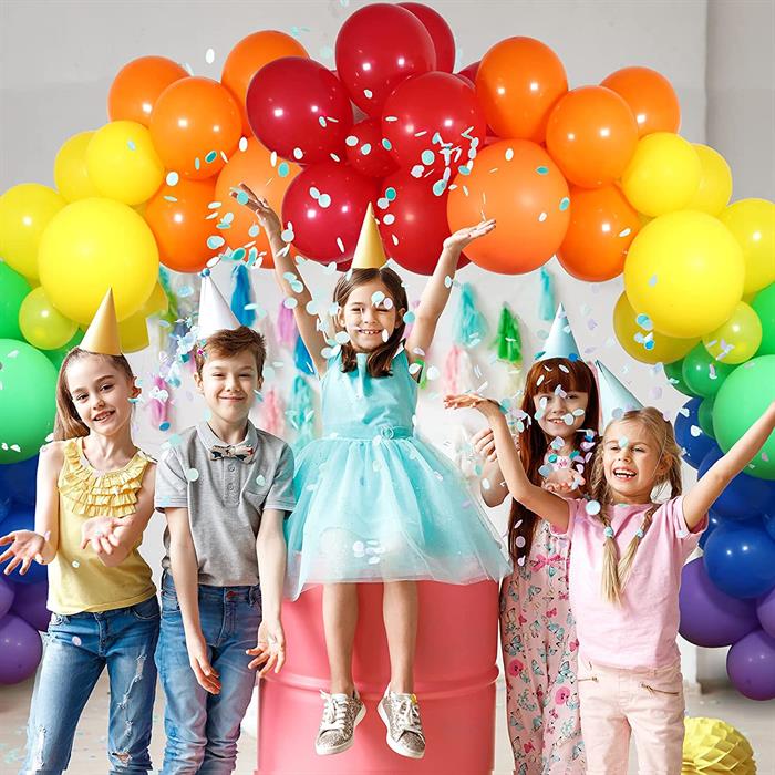 Rengarenk Balon Zincir Seti 5 Metre