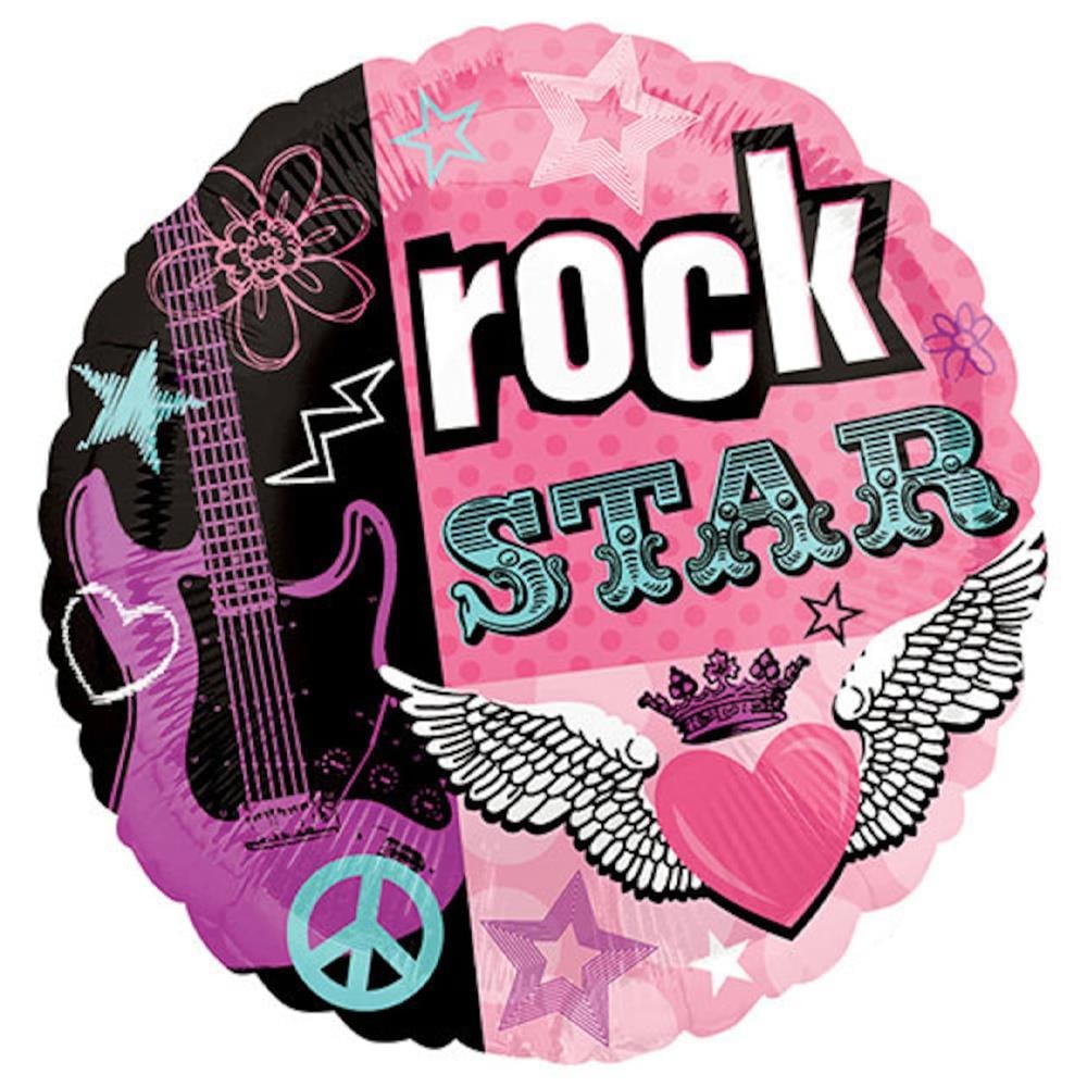Rock Star Girl Folyo Balon