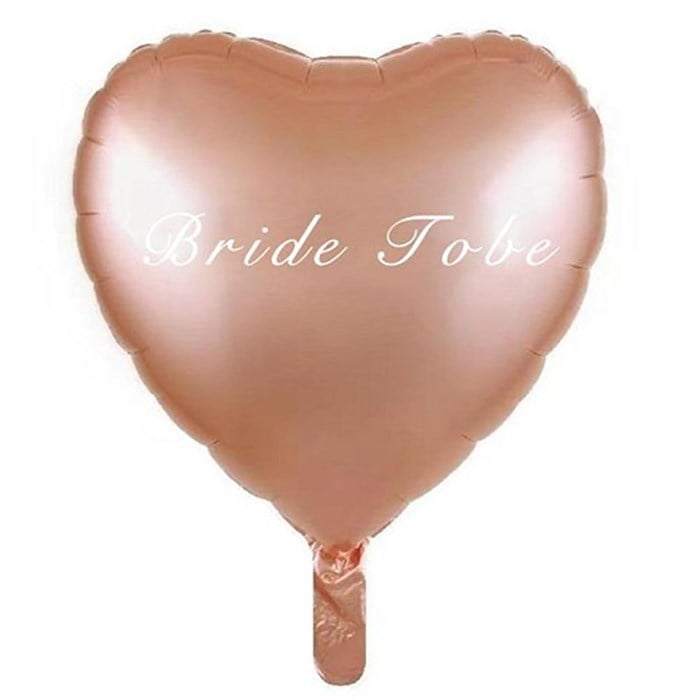 Rose Beyaz Bride to Be Kalp Folyo Balon
