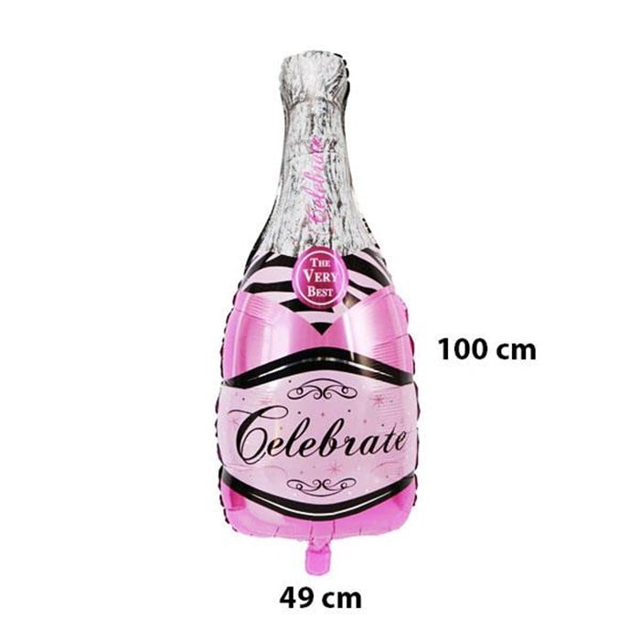 Şampanya Şişesi Folyo Balon - 100 cm