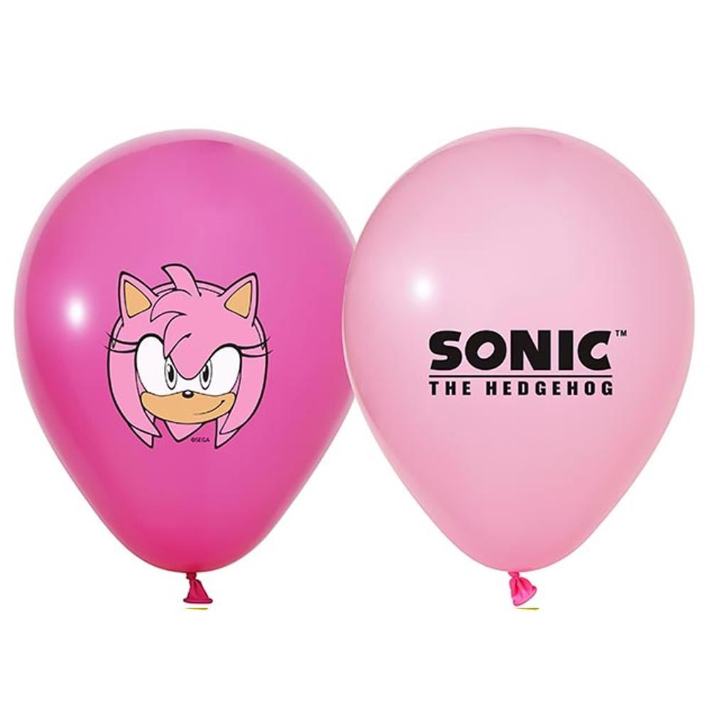 Sonic Baskılı Lateks Balon - 5 Adet
