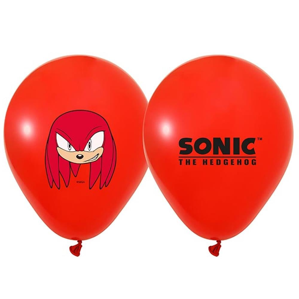 Sonic Baskılı Lateks Balon - 5 Adet