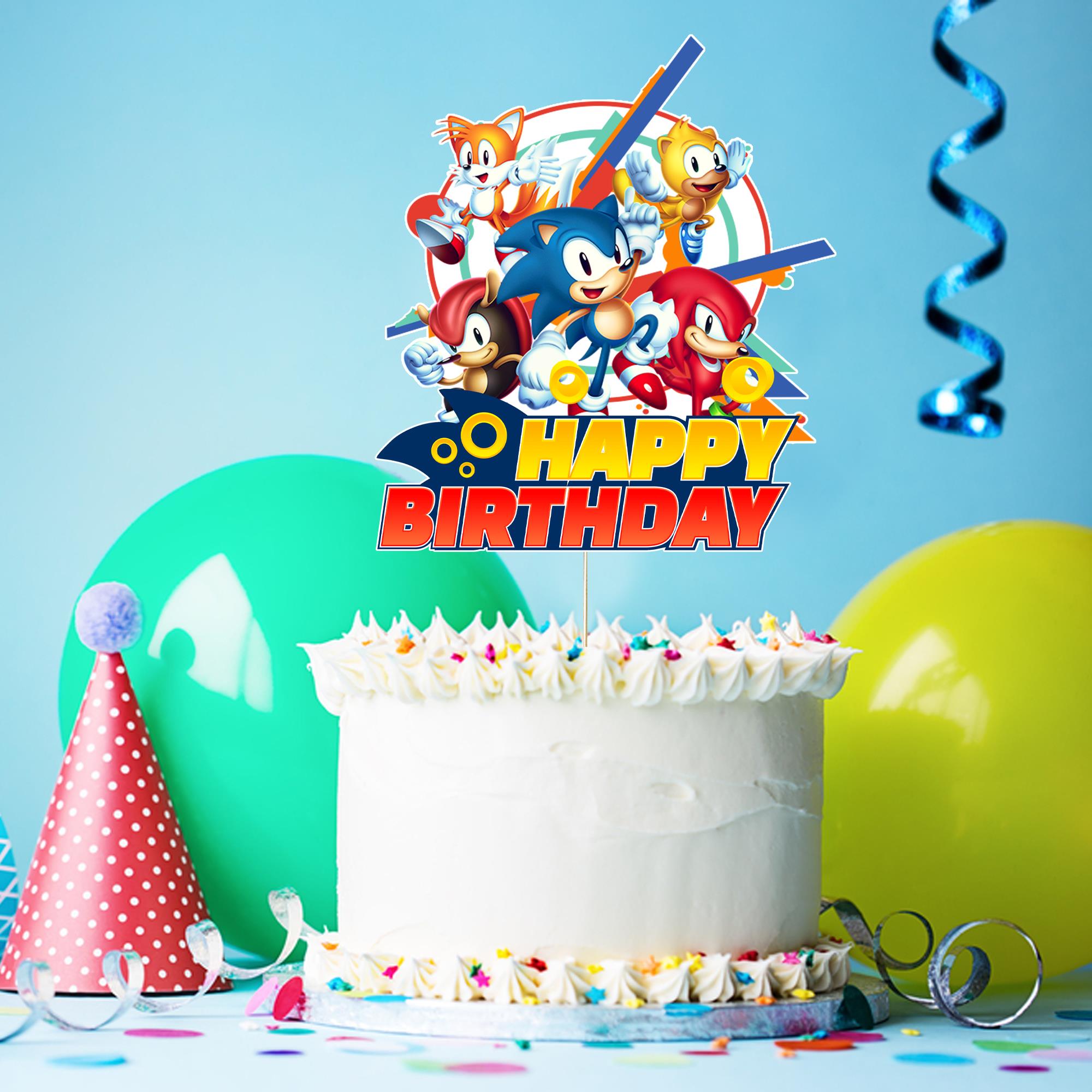 Sonic Konsepti Happy Birthday Pasta Süsü