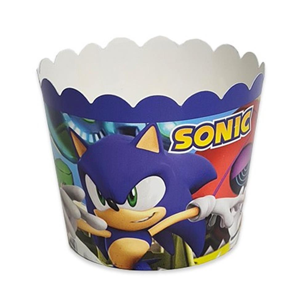 Sonic Temalı Cupcake Kapsülü 10 Adet