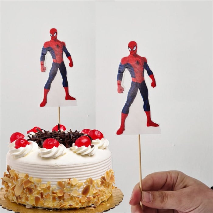 Spiderman Çubuklu Maket Süs