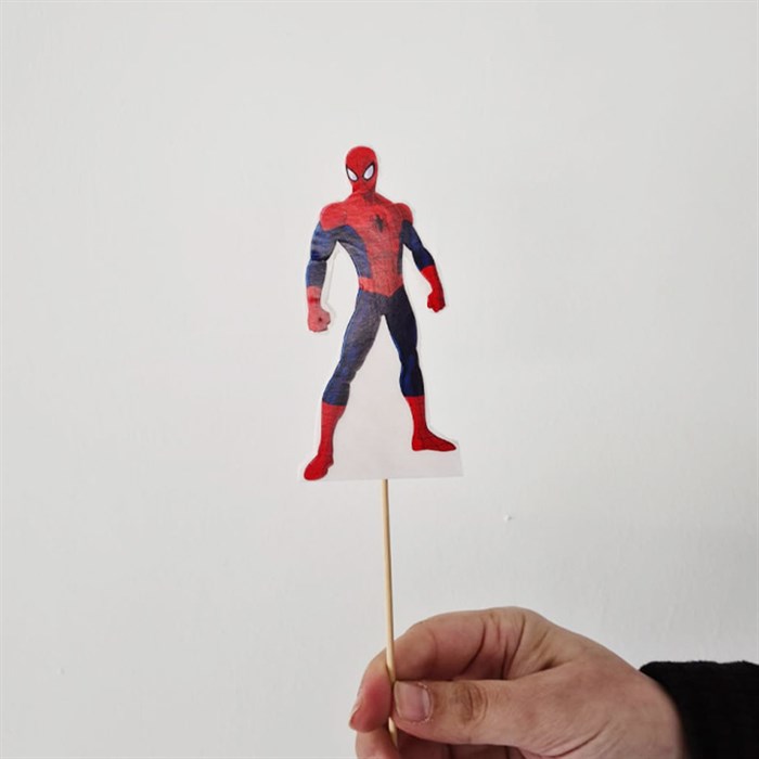 Spiderman Çubuklu Maket Süs