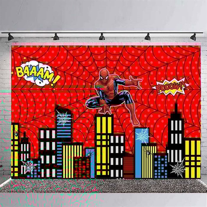 Spiderman Doğum Günü Branda Afişi 2 - 70 cm - 100 cm