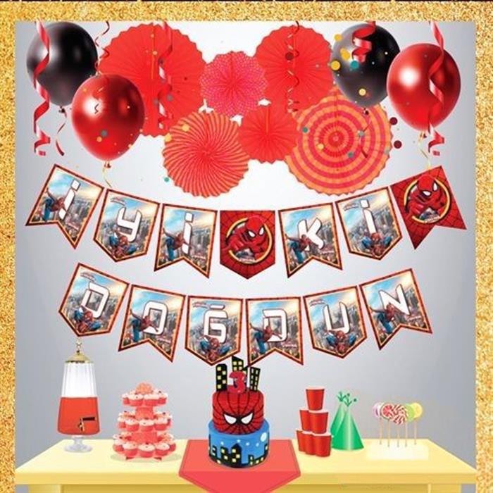 Spiderman İyi ki Doğdun Banner