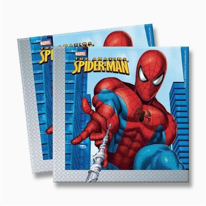 Spiderman Konseptli Peçete