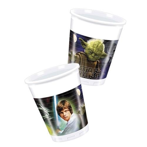Star Wars Doğum Günü Temalı Bardak 8 Adet