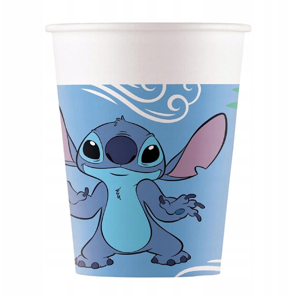 Stitch Temalı Bardak 8 Adet