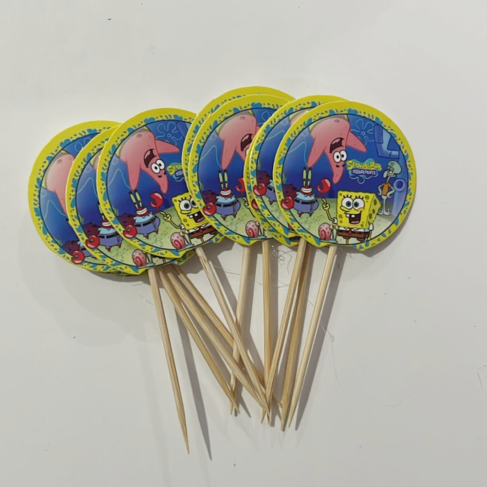 Sünger Bob Temalı 10'lu Kürdan