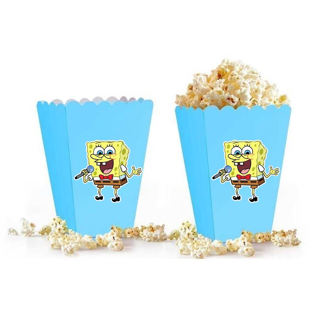 Sünger Bob Temalı Popcorn Mısır Kutusu 5'li