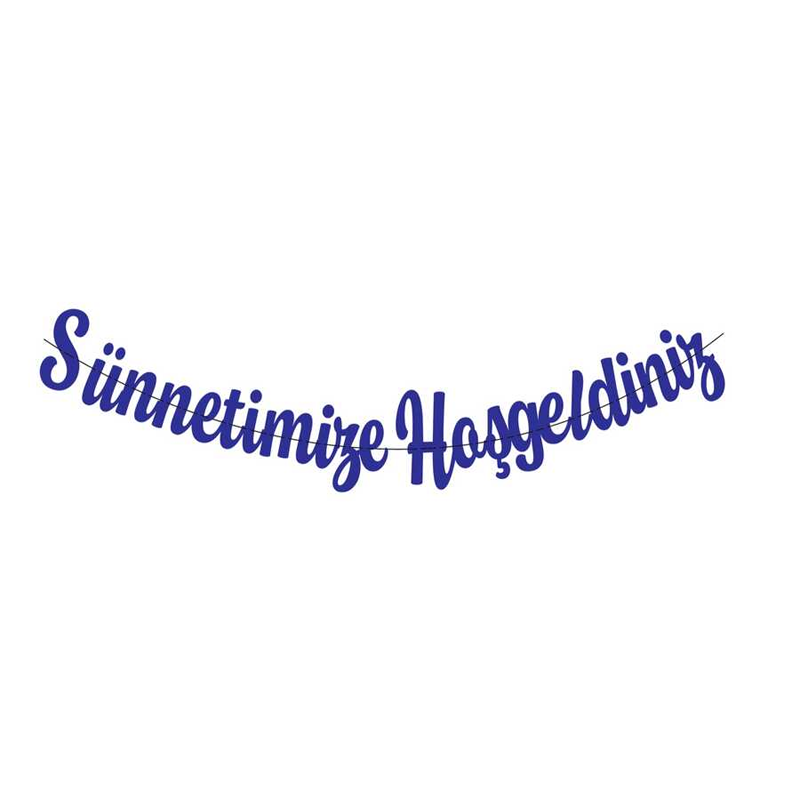 Sünnetimize Hoşgeldiniz Dekoratif Banner 