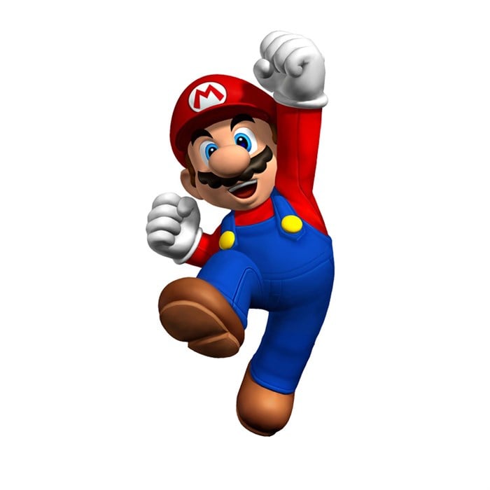 Super Mario Temalı Sticker 12 cm 1 adet