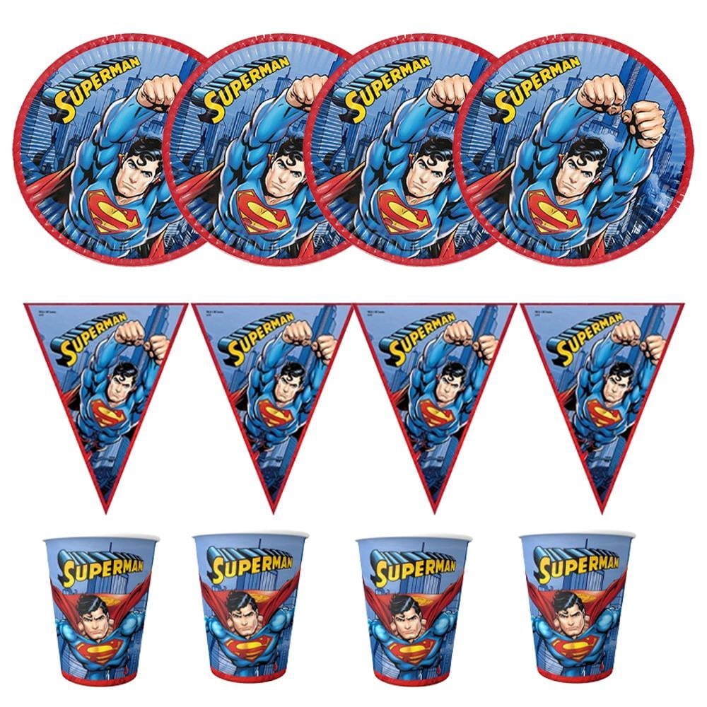 Superman Doğum Günü Parti Seti 8 Kişilik